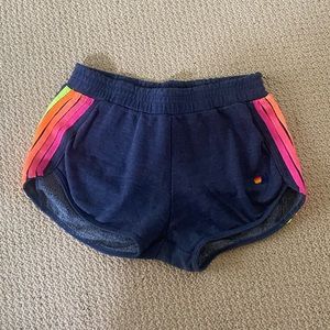 Aviator Nation 5 Stripe Sweatshorts